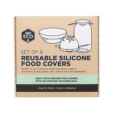 Ever Eco Reusable Silicone Food Covers 6 pack